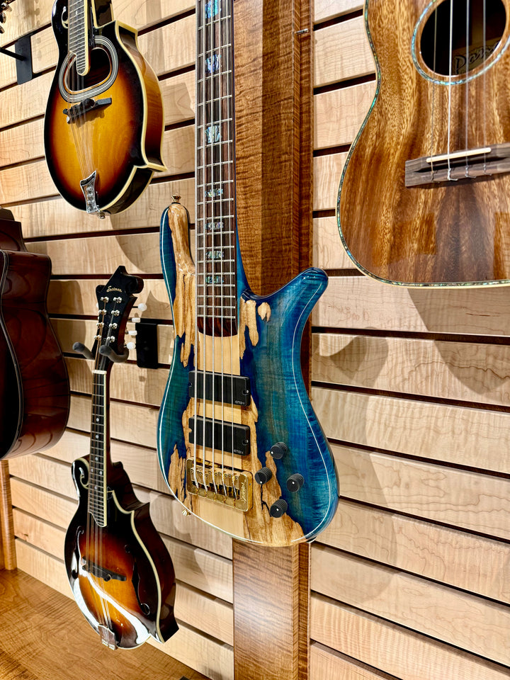 Low Depth ClimaCab V | Flamed Maple with Boston Stain and Natural Flamed Maple Slat Wall