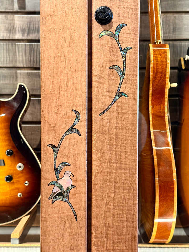 Custom ClimaCab Petite+ | Flame Maple with Medium Stain and Slat Wall with Charcoal Stain