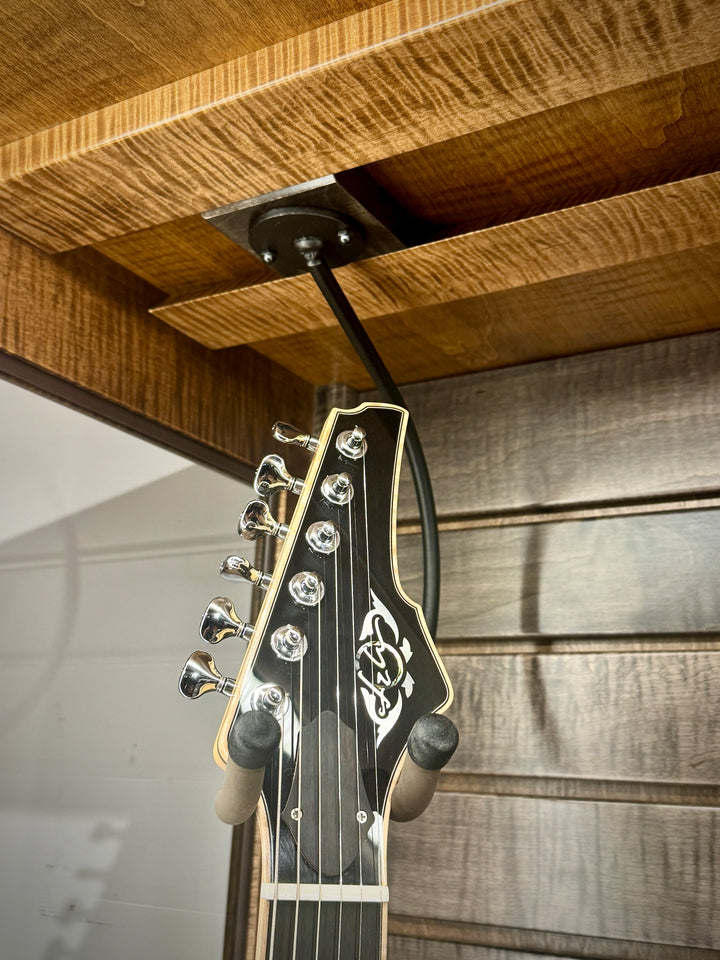 Custom ClimaCab Petite+ | Flame Maple with Medium Stain and Slat Wall with Charcoal Stain
