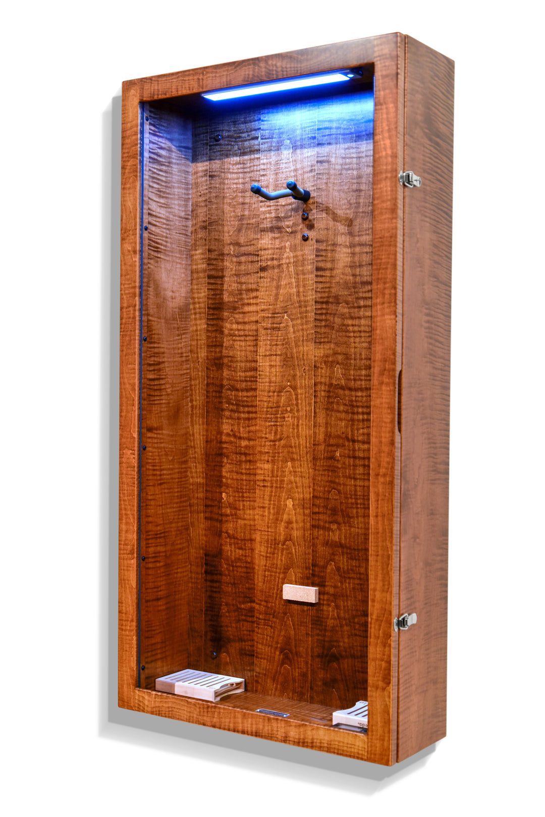 ClimaCase Rectangle Humidor in Flamed Maple with Asbury Stain