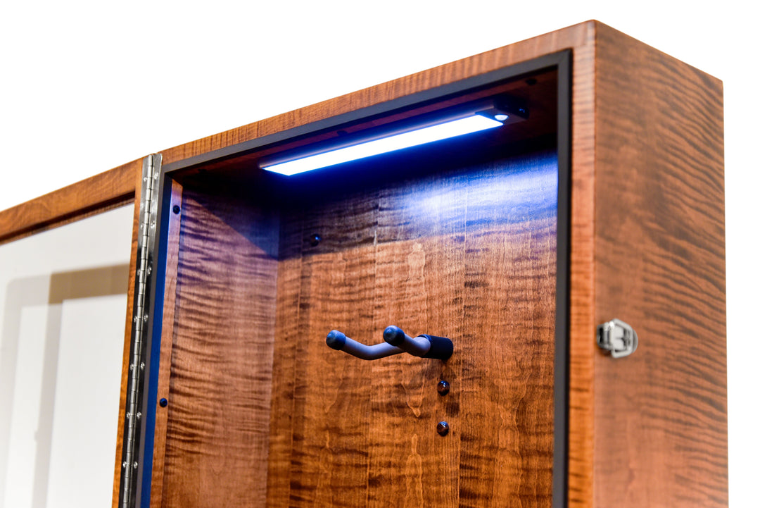 ClimaCase Rectangle Humidor in Flamed Maple with Asbury Stain