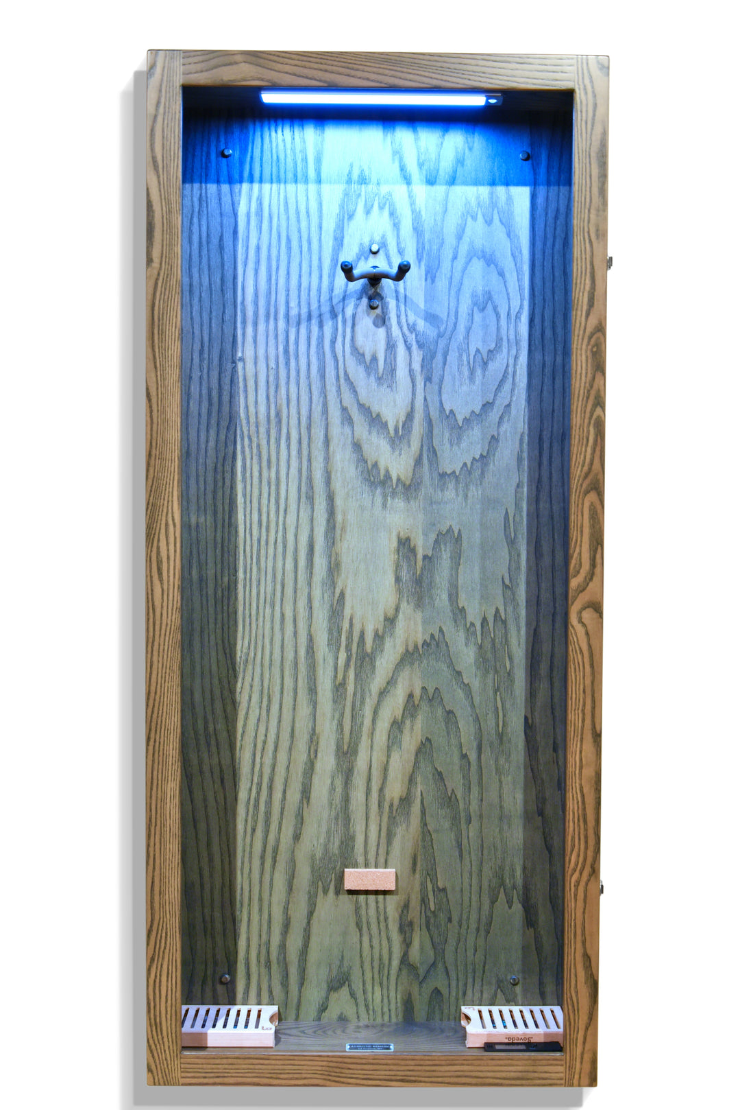 ClimaCase Rectangle Humidor in Northern White Ash with Antique Slate Stain, Super Jumbo