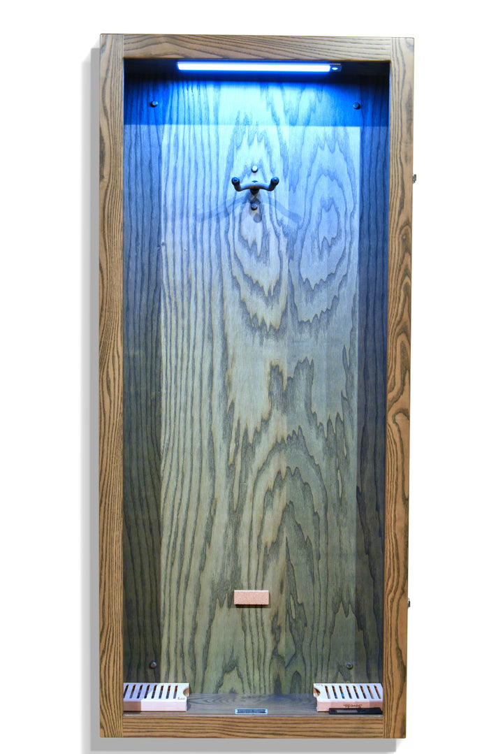 ClimaCase Rectangle Humidor in Northern White Ash with Antique Slate Stain, Super Jumbo