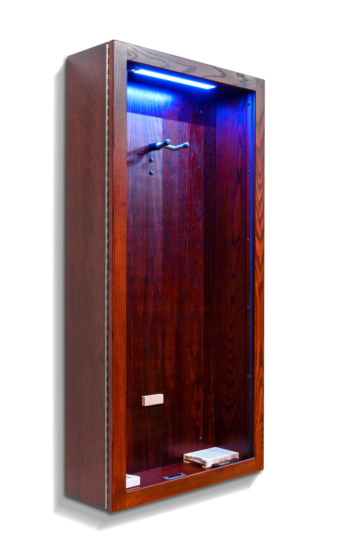 ClimaCase Rectangle Humidor in Northern White Ash with Bing Cherry Stain