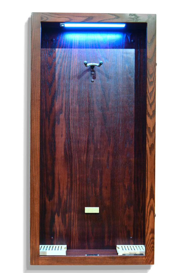 ClimaCase Rectangle Humidor in Northern White Ash with Bing Cherry Stain