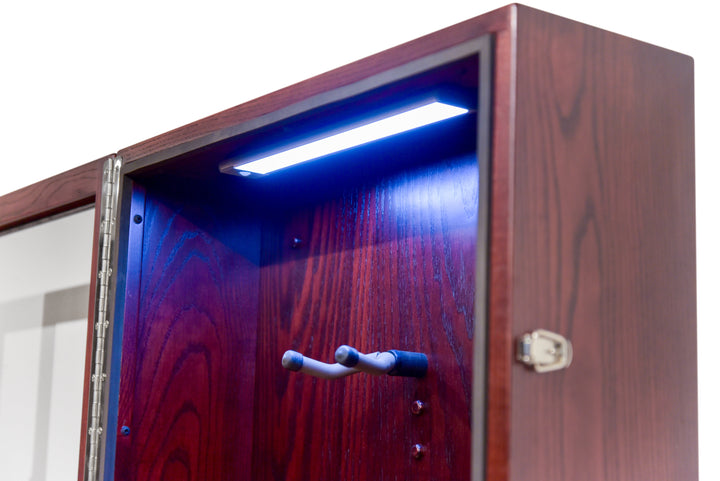 ClimaCase Rectangle Humidor in Northern White Ash with Bing Cherry Stain