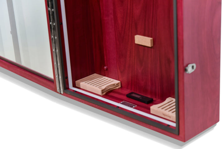 ClimaCase Rectangle Humidor in Purpleheart