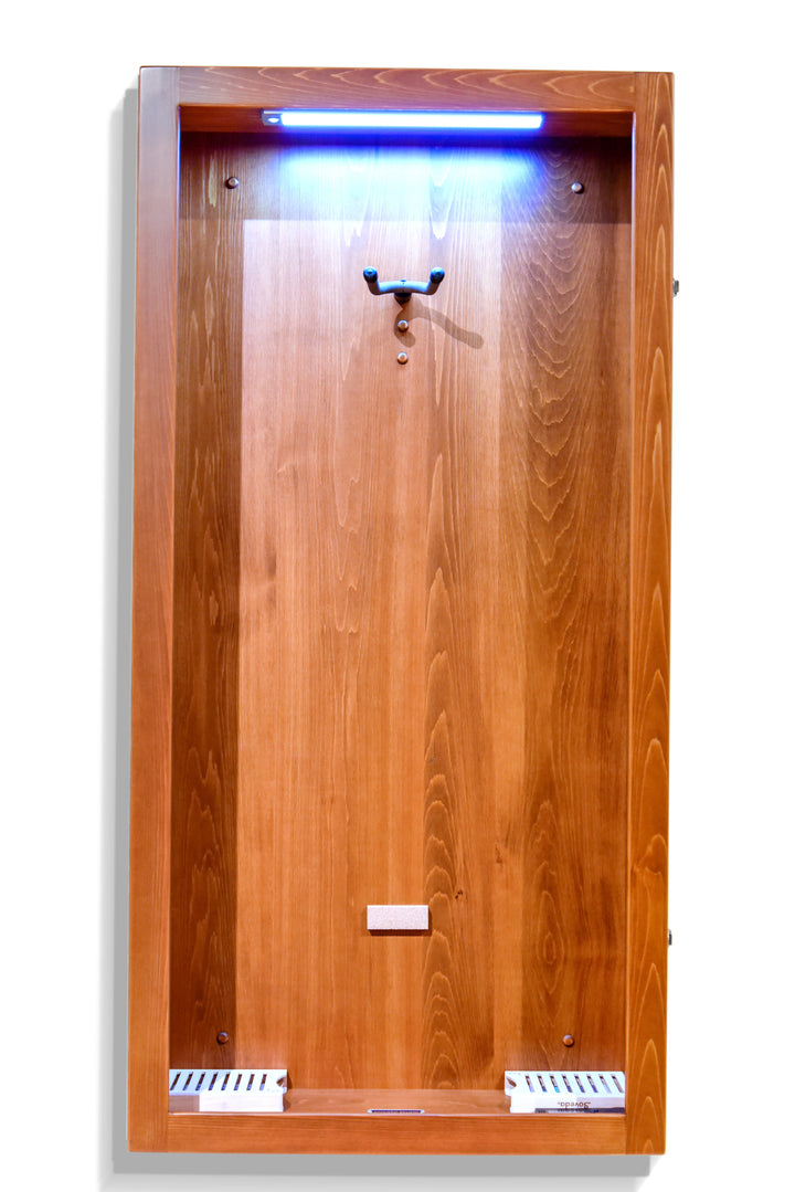 ClimaCase Rectangle Humidor in White Cedar with Seely Stain