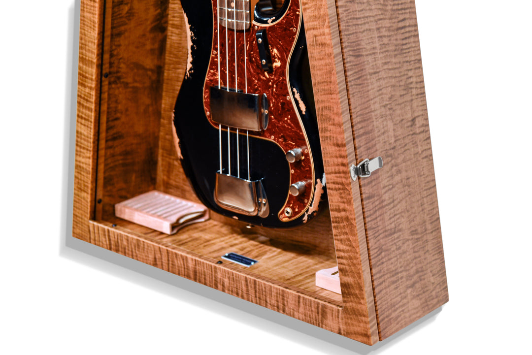 ClimaCase Triangle Humidor in Flamed Maple with Provincial Stain, Super Jumbo