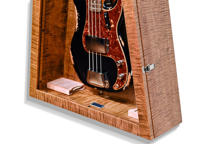 ClimaCase Triangle Humidor in Flamed Maple with Provincial Stain, Super Jumbo