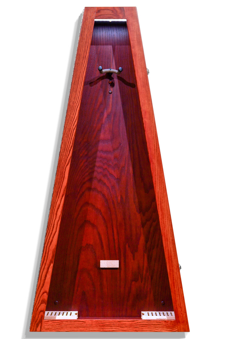 ClimaCase Triangle Humidor in Northern White Ash with Bing Cherry Stain