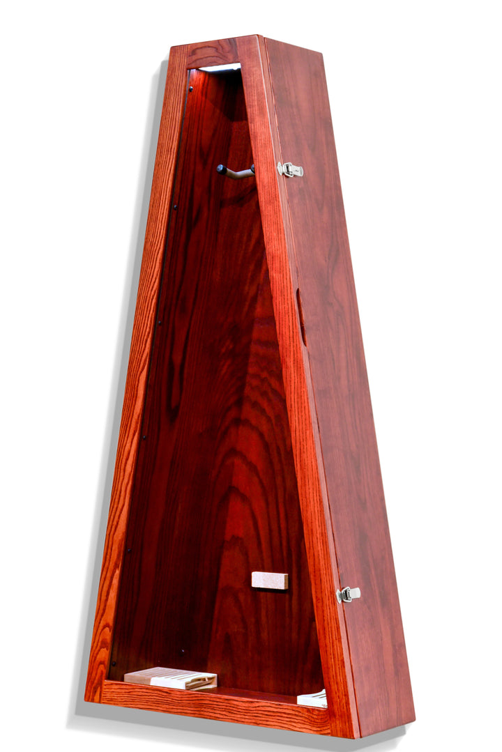 ClimaCase Triangle Humidor in Northern White Ash with Bing Cherry Stain