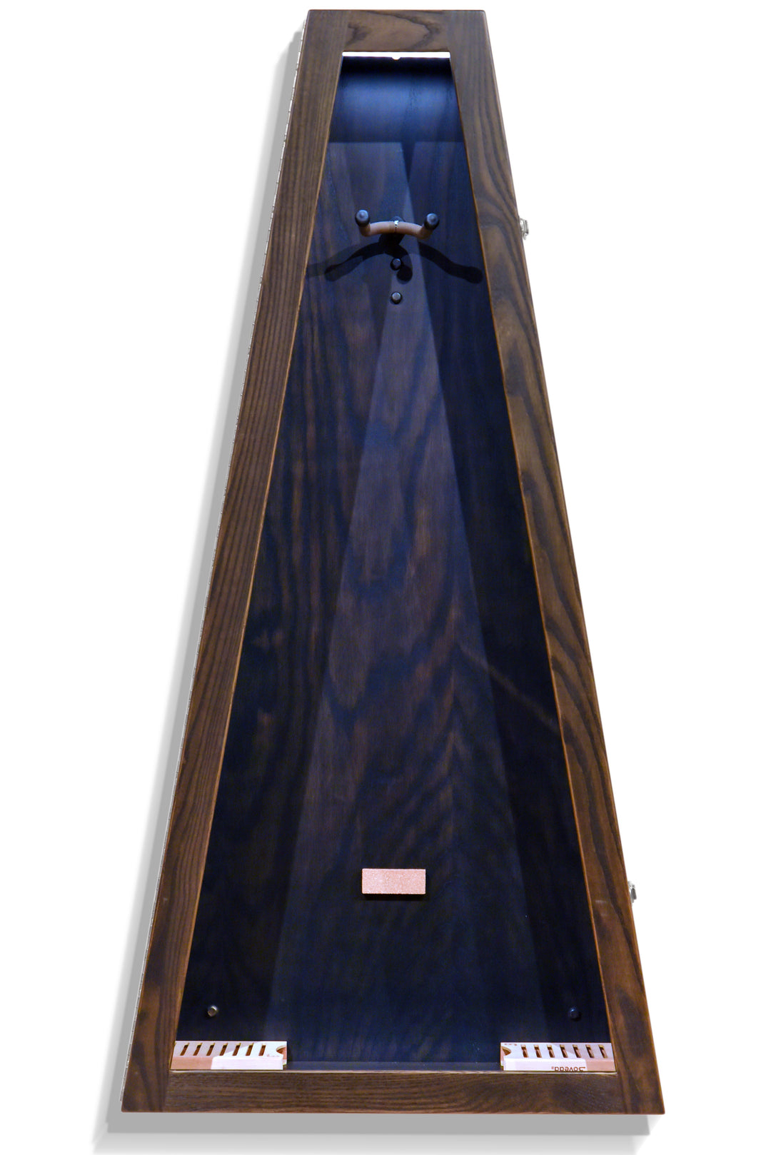 ClimaCase Triangle Humidor in Northern White Ash with Ebony Stain