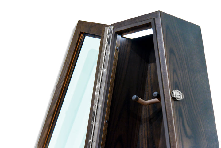 ClimaCase Triangle Humidor in Northern White Ash with Ebony Stain