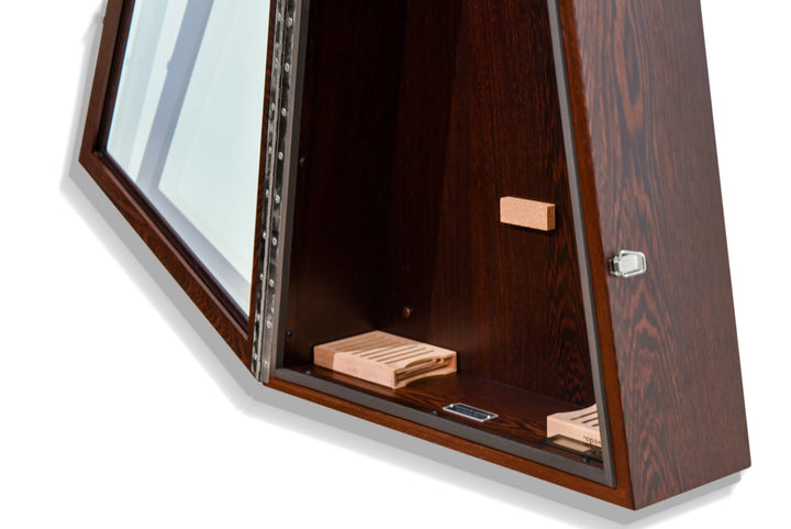 ClimaCase Triangle Humidor in Wenge