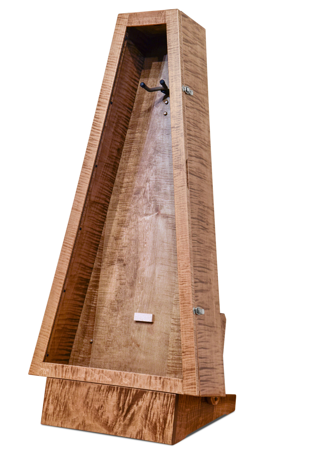 ClimaStand Triangle Humidor with Base in Flamed Maple with Provincial Stain, Jumbo