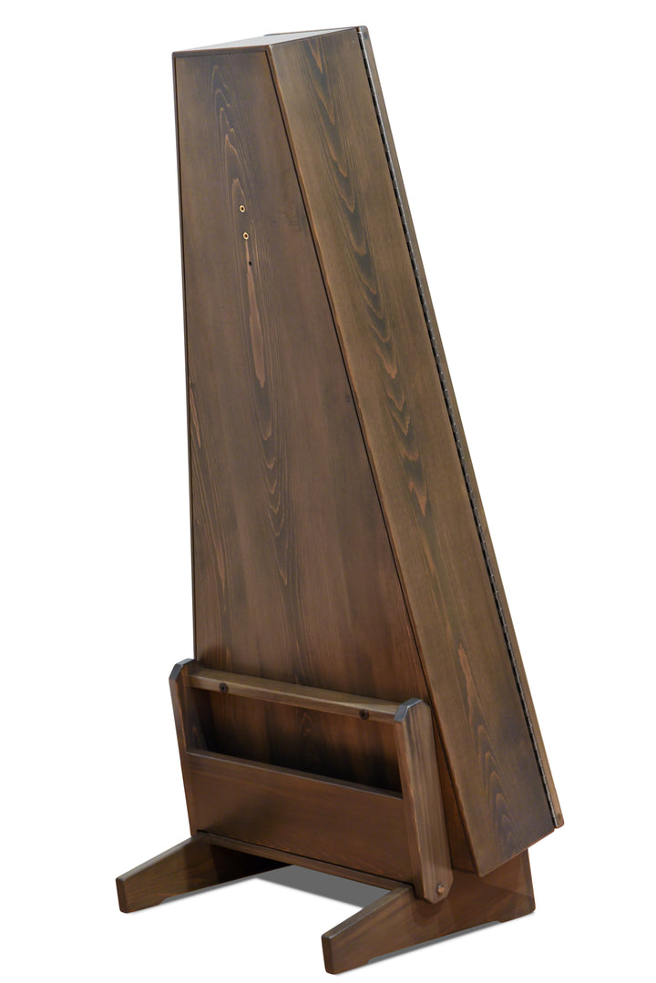 ClimaStand Triangle Humidor with Base in White Cedar with Antique Slate Stain
