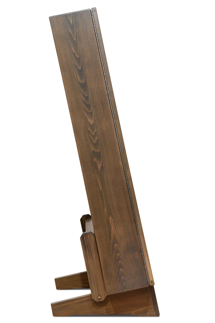 ClimaStand Triangle Humidor with Base in White Cedar with Antique Slate Stain
