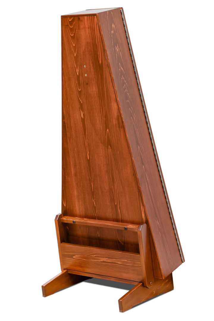 ClimaStand Triangle Humidor with Base in White Cedar with Boston Stain
